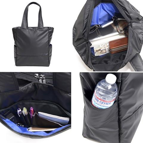 MANHATTAN PASSAGE 黒 ナイロン トートバッグ マンハッタン パッセージ〉スタイリッシュトート – KAWANO