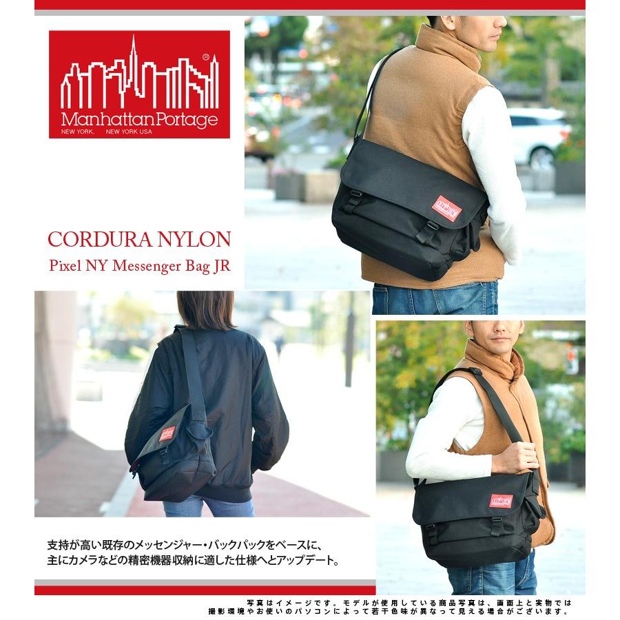 最大P+16% マンハッタンポーテージ Manhattan Portage メッセンジャーバッグ ショルダーバッグ Pixel NY Messenger Bag JR mp1606jrpxl｜newbag-w｜12