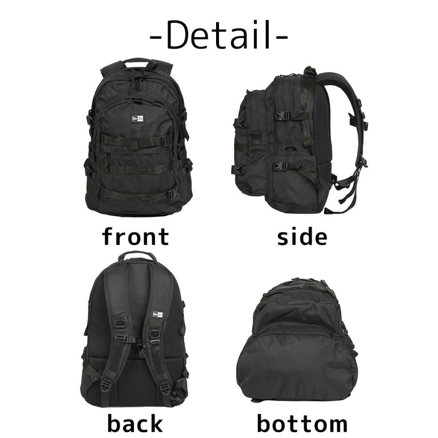 【美品】ニューエラ　バッグパック　リュック　通勤　通学　A4 ブラック dショッピング |ニューエラ バッグ リュックサック デイパック
