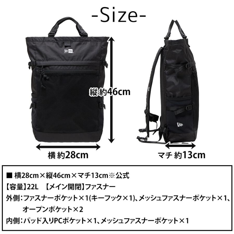 bajra ブラック 2wayトートバッグ リュック NEW ERA（ニューエラ） 最大42％ バッグ リュック トートリュック 2WAY