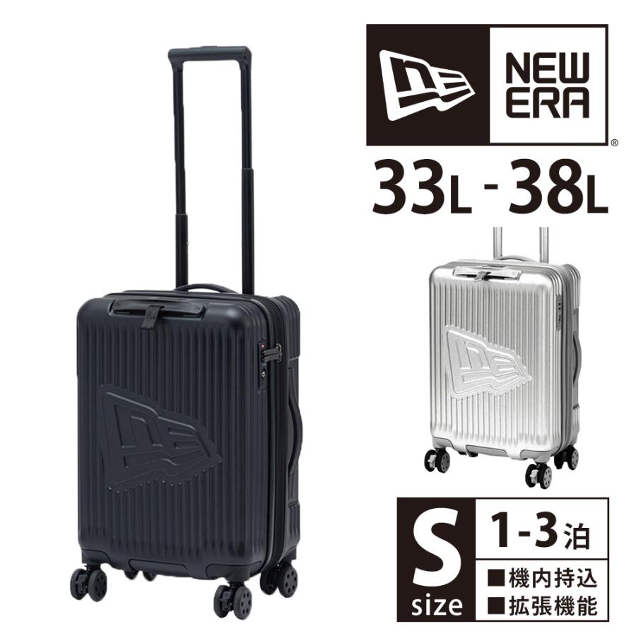 ニューエラ キャリーケース 33-38L ブラック NEW ERA（ニューエラ） 最大P+16% スーツケース キャリーケース ハード
