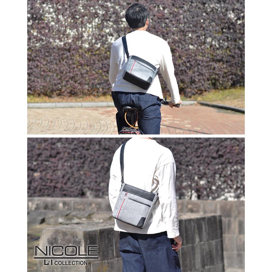 NICOLE（ニコル） 最大37％ 斜め掛け 肩掛け ビジネスバッグ 