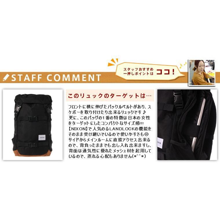 最大P+16% ニクソン NIXON リュックサック リュック デイパック スモールランドロック SMALL LANDLOCK nc2256 [23fes12]｜newbag-w｜17