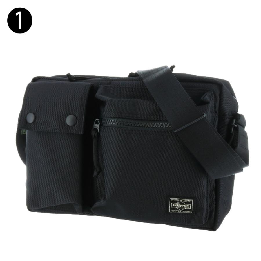 PORTER ブラックショルダーバッグ ほぼ未使用・限定 ＞ PORTER ポーター フラッグ バーチカル