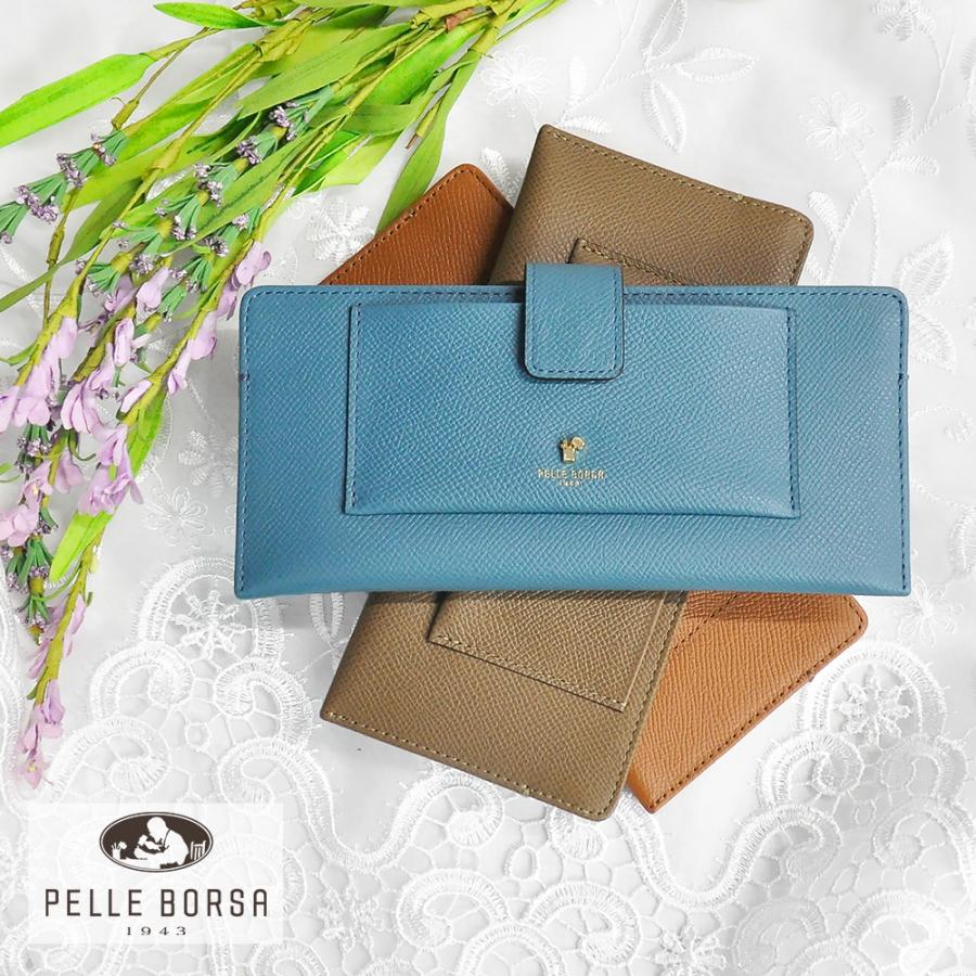 最大P+16% ペレボルサ 財布 長財布 ベロホック 薄マチ PELLE BORSA French Calf Goods フレンチカーフグッズ 203303 レディース｜newbag-w｜06