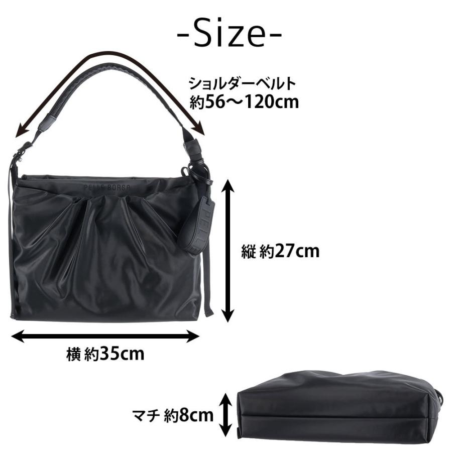 最大P+16% ペレボルサ PELLE BORSA ショルダーバッグ Cheers チアーズ ギャザーショルダー 204675 レディース｜newbag-w｜17