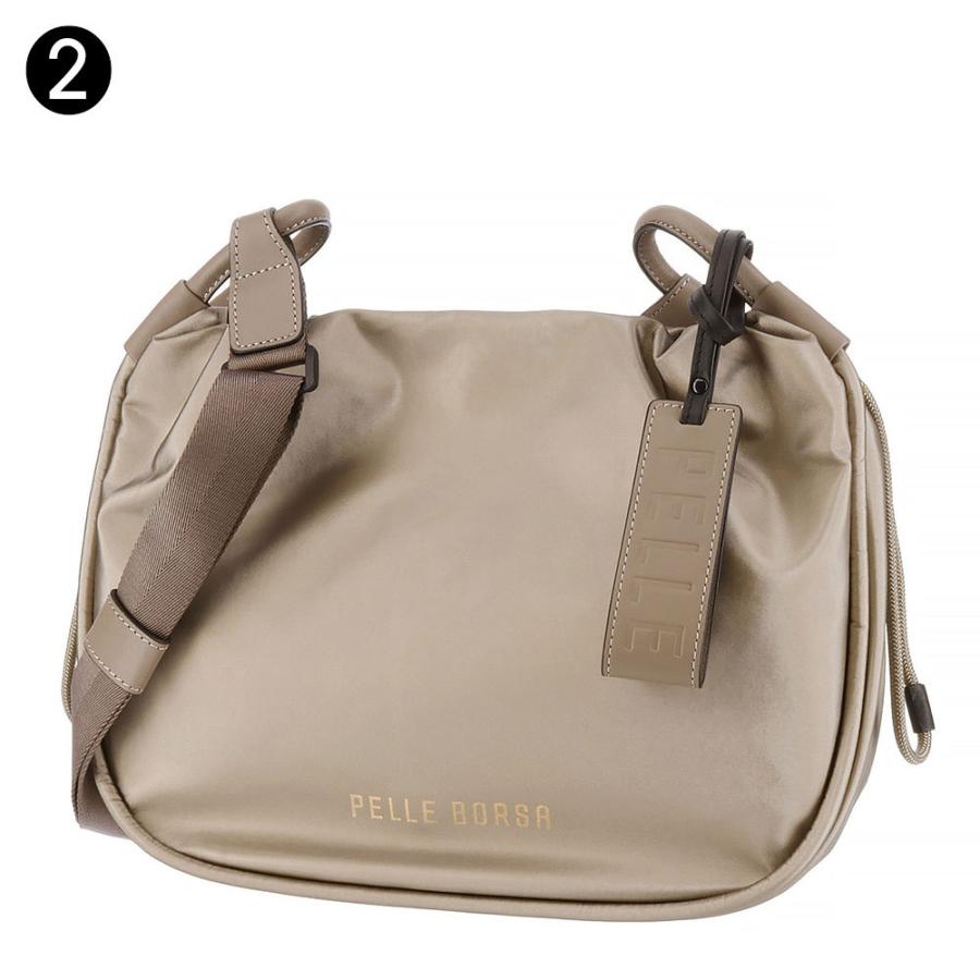 最大P+16% ペレボルサ PELLE BORSA ドローストリングショルダー ショルダーバッグ Cheers チアーズ 204679 レディース｜newbag-w｜03