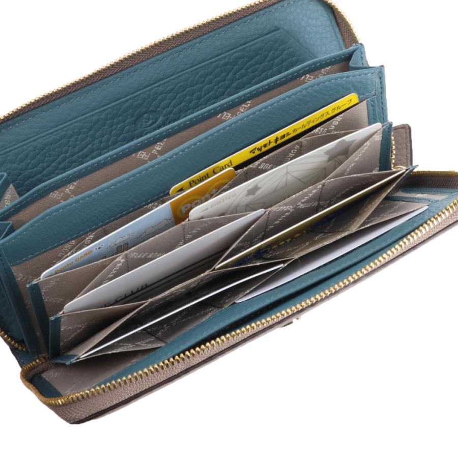 マーノグッズ 最大P+16% ペレボルサ PELLE BORSA ラウンドファスナー長