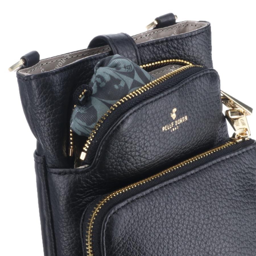 マーノグッズ 最大P+16% ペレボルサ PELLE BORSA スリムポシェット