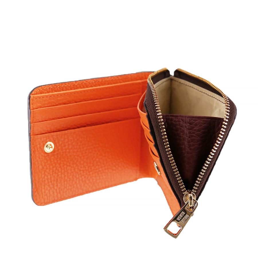 PELLE BORSA（ペレボルサ） 最大41％ 二つ折り財布 L字ファスナー 本革