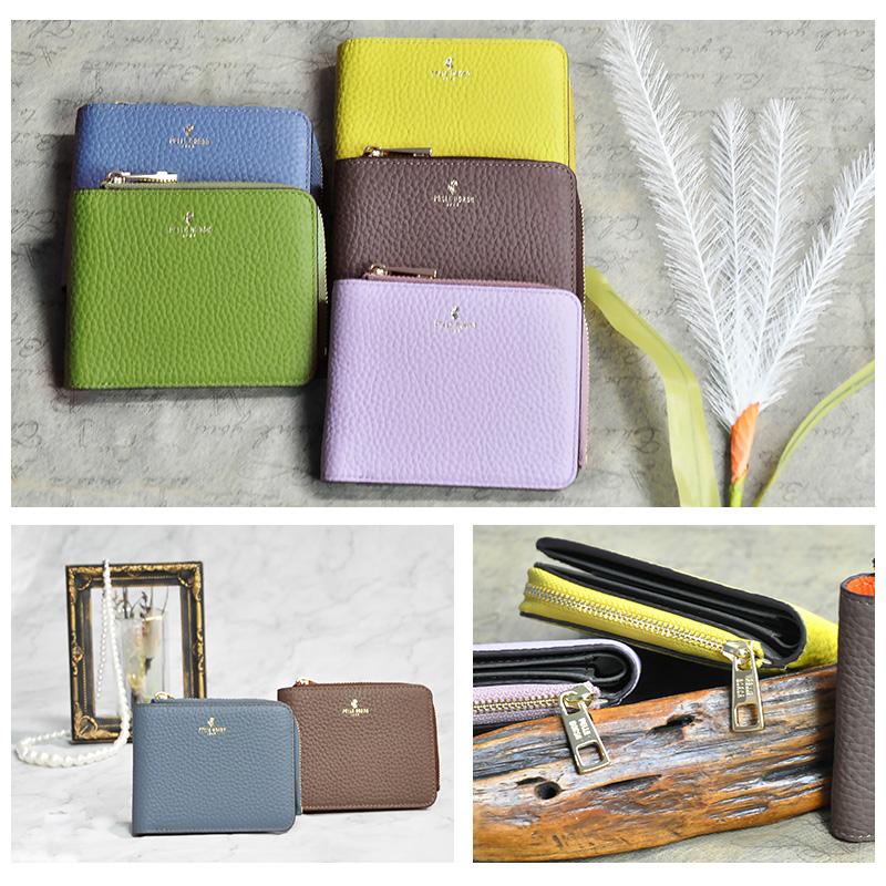 PELLE BORSA（ペレボルサ） 最大41％ 二つ折り財布 L字ファスナー 本革