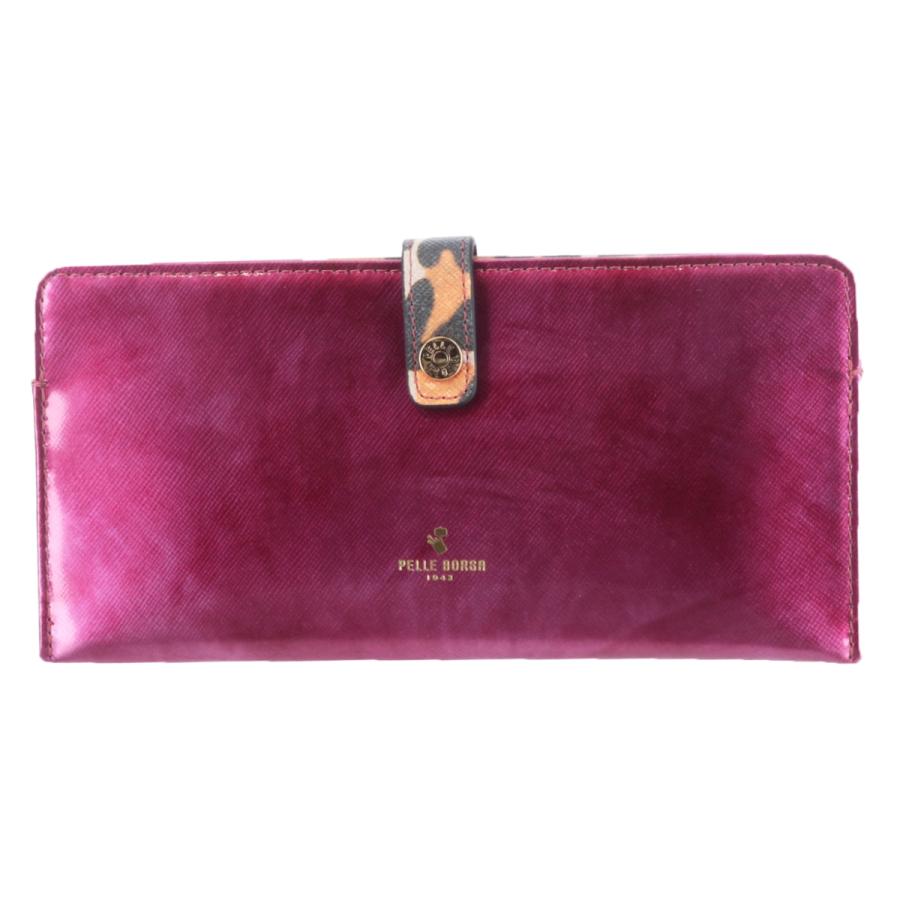 松*保様 【美品】 PELLE BORSA ペレボルサ　牛革　長財布　ピンク 楽天市場】【10％クーポン】ペレボルサ 財布 PELLE BORSA 長財布