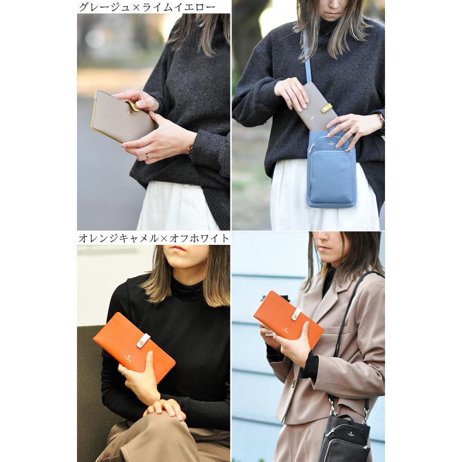 最大P+16% 【期間限定1000円OFFクーポン！】ペレボルサ PELLE BORSA 長財布 ネットグッズ 207021 レディース 薄い Kupon1120｜newbag-w｜10