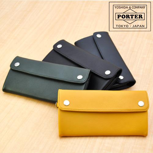 ポーター クラスト ロングウォレット レザー 長財布 メンズ 本革 CRUST（PORTER） ポーター クラスト ロングウォレット 035-03431 長