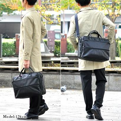 ポーター PORTER 2wayブリーフケース ショルダーバッグ ビジネスバッグ TIME BLACK タイムブラック 2WAY BRIEF CASE 吉田カバン 146-16101｜newbag-w｜03