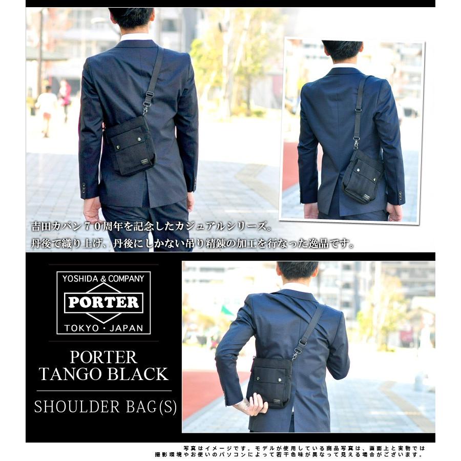 TANGO BLACK（PORTER） ポーター PORTER ショルダーバッグ S BLACK