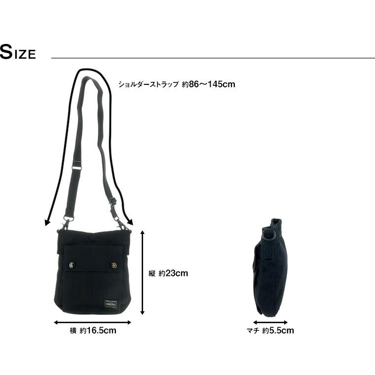 TANGO BLACK（PORTER） ポーター PORTER ショルダーバッグ S BLACK