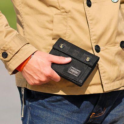のりこ 未使用級✨PORTER バズリクソンズ タンカー 財布 ブラック TANKER(タンカー) POCKET WALLET(M) | 吉田カバンホームページ