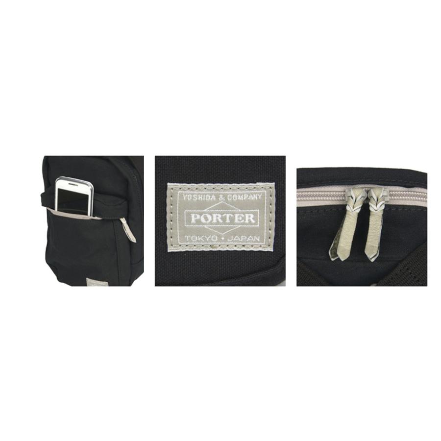 PORTER BEAT ショルダーバッグ ブラック 727-09045 PORTER ポーター ビート ショルダーバッグ 727-09045 吉田カバン タテ