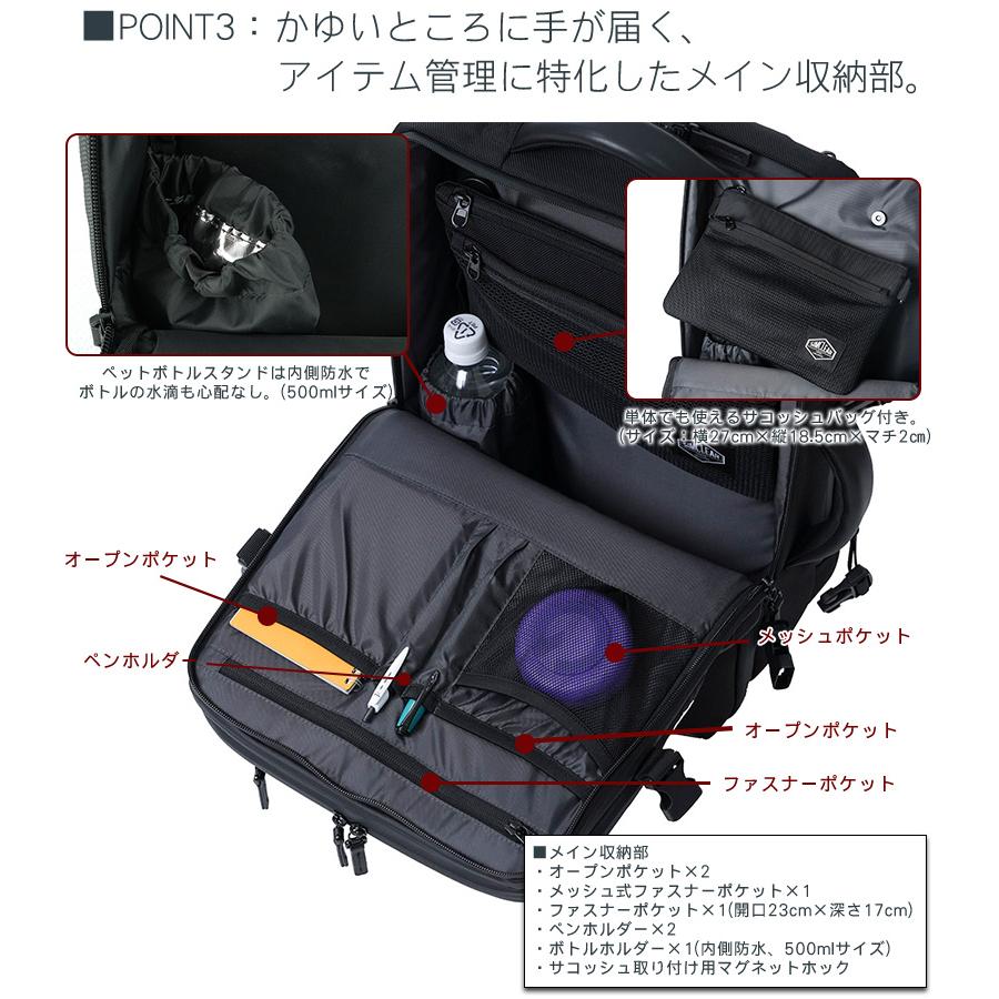 シムクリア バッグ 3WAY リュック ビジネスリュック デイパック バック 