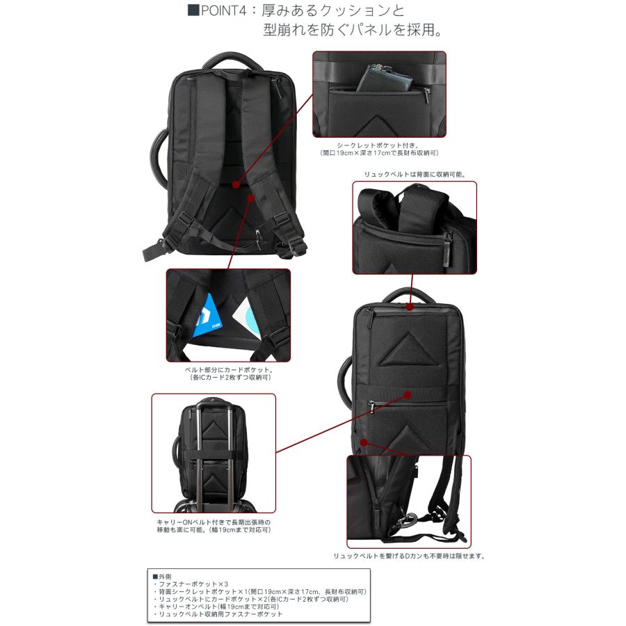 最大44％ シムクリア バッグ 2WAY ビジネスリュック デイパック