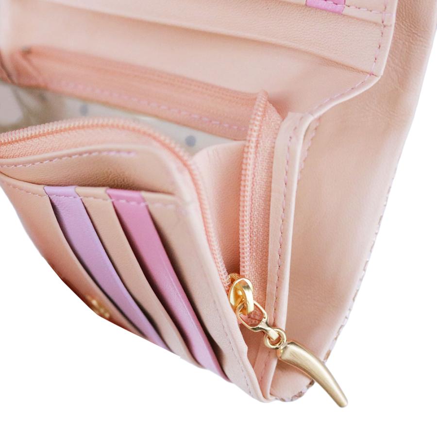 TSUMORI CHISATO（ツモリチサト） 二つ折り財布 ホックタイプ 羊革