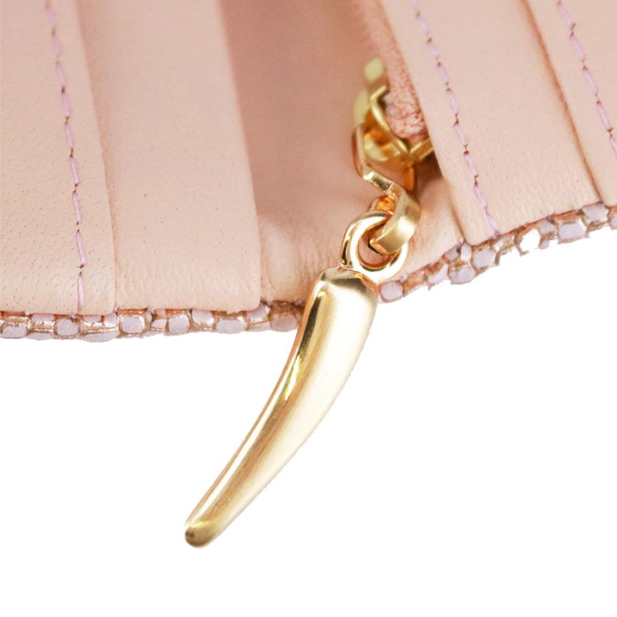 TSUMORI CHISATO（ツモリチサト） 二つ折り財布 ホックタイプ 羊革