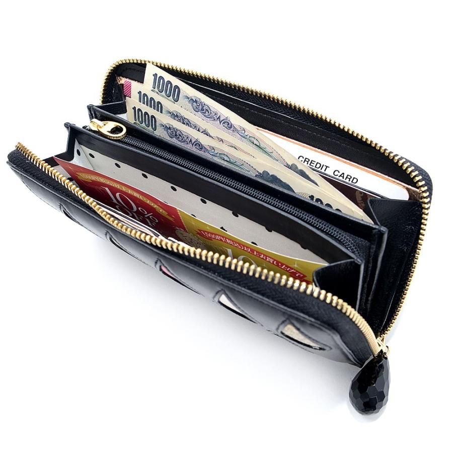 【✨新品未使用✨】ツモリチサト ドロップス 長財布 ブラック TSUMORI CHISATO（ツモリチサト） ラウンドファスナー長財布