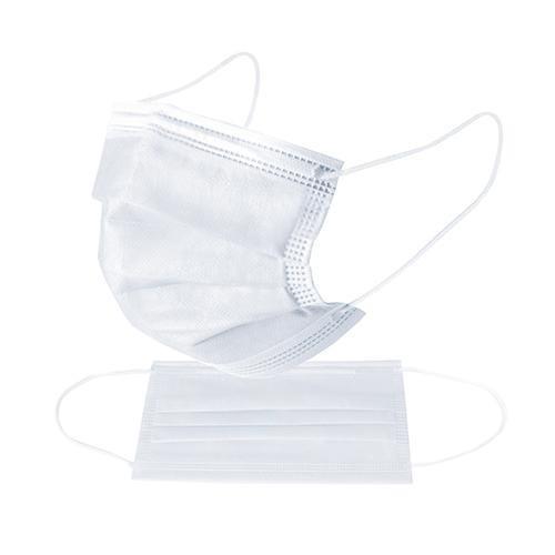 使い捨て三層マスク ホワイト TSUBASA 3層式 個包装 サージカルフェイスマスク フリーサイズ