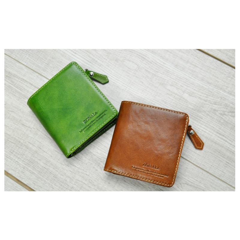 ZONALe（ゾナール） 最大P+16% ZONALe L字ファスナー二つ折財布 二