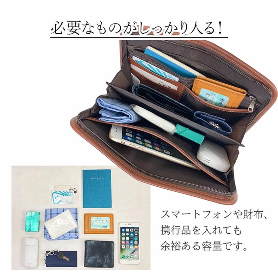 セカンドバッグ クラッチバッグ セカンドポーチ メンズ A5ファイル 大