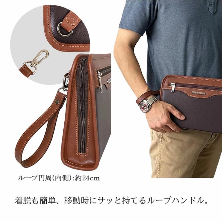 セカンドバッグ クラッチバッグ セカンドポーチ メンズ A5ファイル 大