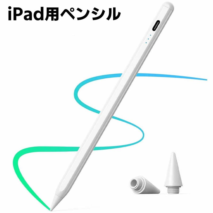 iPad用ペン iPad Pro M4 mini 7対応 アップルペンシル 超急速充電
