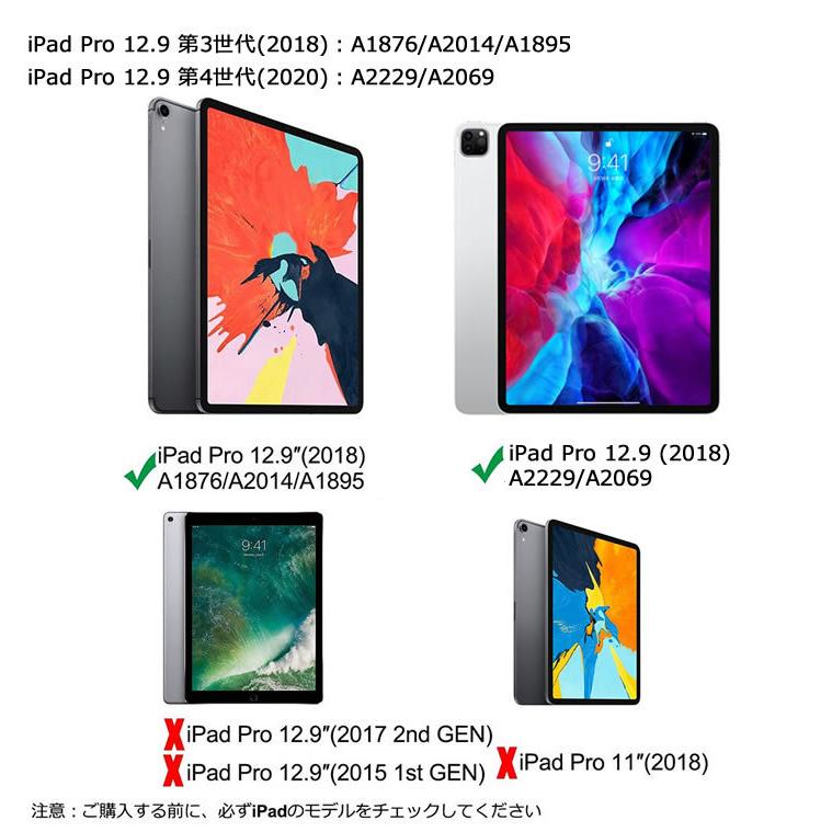 iPad Pro 12.9 第3世代 用 キーボードケース タッチパッド搭載 7色LED