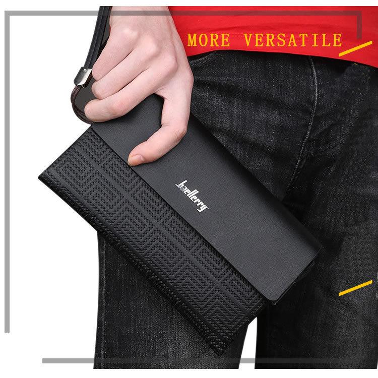 Baellerry 長財布 財布 クラッチバッグ メンズ ウォレット ロング 男性 