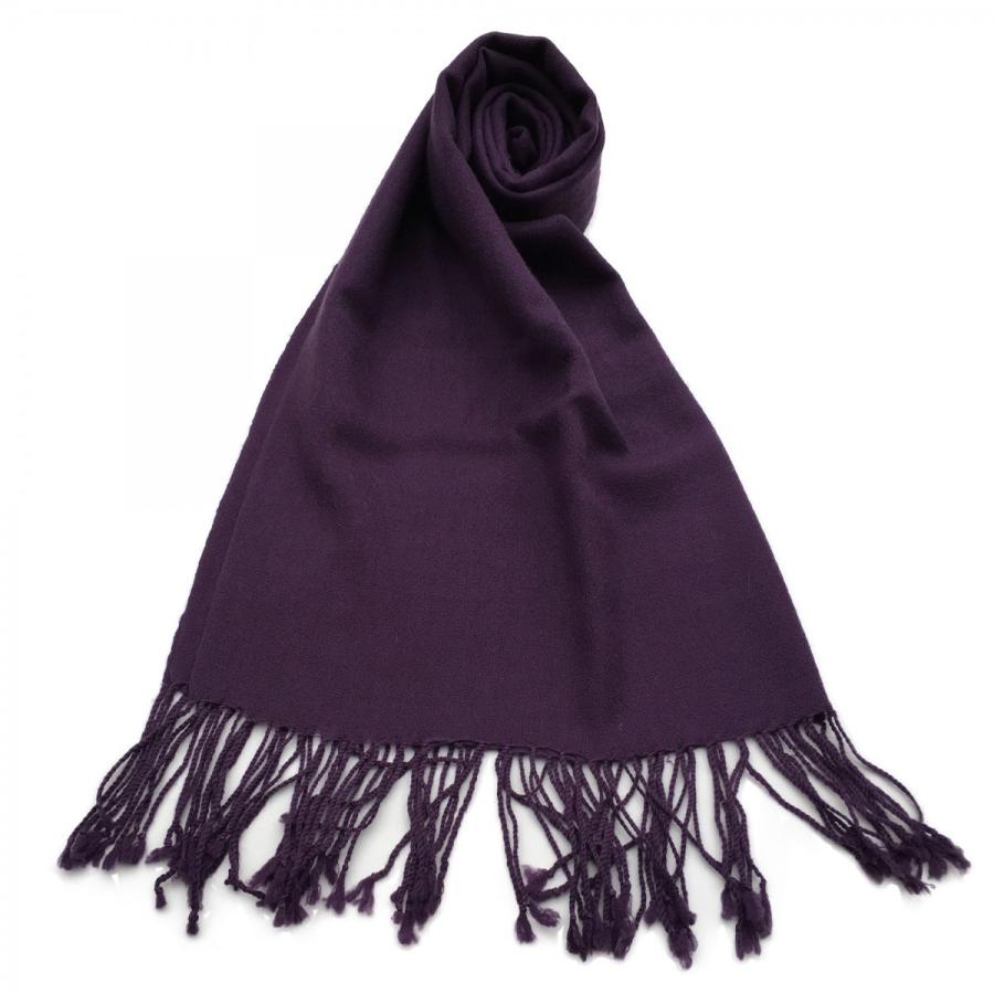 ストール パシュミナ メリノ ウール マフラー 大判 無地 レディー ス メンズ 結婚式 紫 むらさき パープル Nc327 Newcolors 通販 Yahoo ショッピング