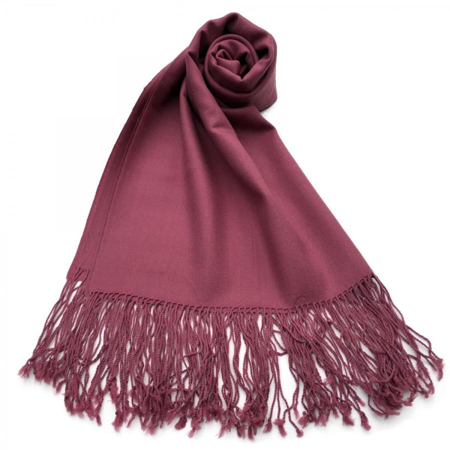 ストール ウール パシュミナ マフラー 大判 厚手 綾織 ツイル 秋 冬