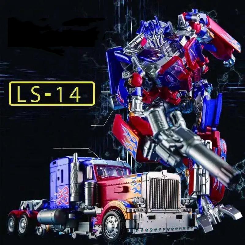 Transformers トランスフォーマー Optimus LS14 身長24.5cm 車20CM/ LS15 身長33cm 合金+ABS｜newdreamjp｜02