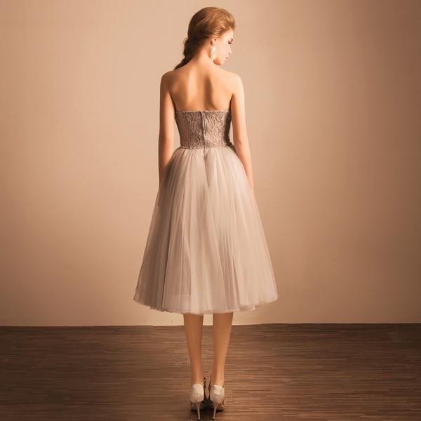 ウェディングドレス ミニ カラードレス グレー ウエディングドレス 花嫁 二次会 ドレス 結婚式 コンサート 演奏会 ワンピース パーティー バックレス ビスチェ Y アトランティス 通販 Yahoo ショッピング