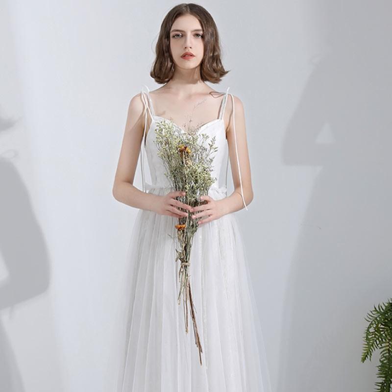 ウェディングドレス 白 二次会ドレス 花嫁ドレス クラシカル 森ガール 結婚式 二次会 披露宴 謝恩会 同窓会 旅行撮影海外挙式ドレス 新作 Y アトランティス 通販 Yahoo ショッピング