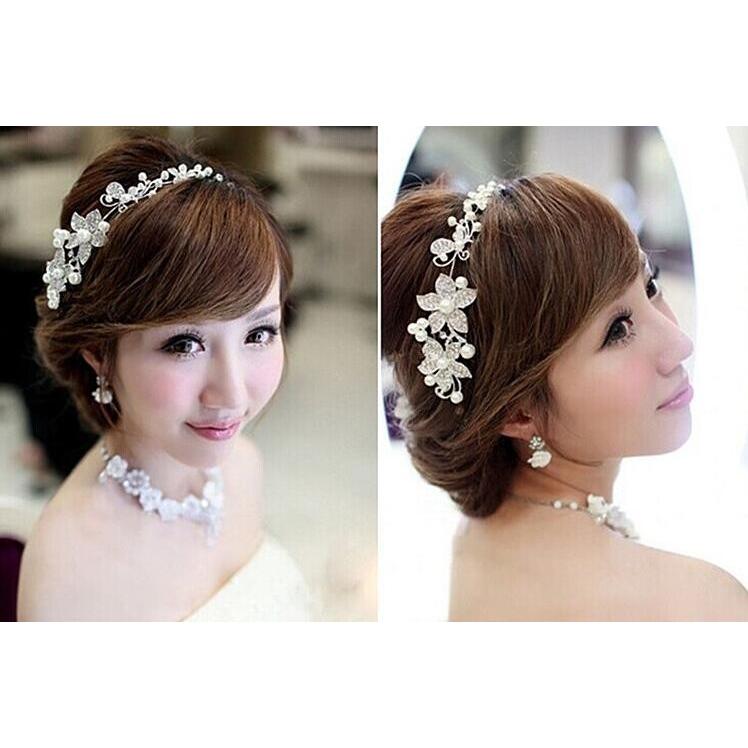 ウェディング ヘッドドレス 花嫁 結婚式 披露宴 二次会 素敵 髪飾り 首飾り 飾り物 ヘアアクセサリー 頭飾り ティアラ クラウン ブライダル用 Ywhssp アトランティス 通販 Yahoo ショッピング