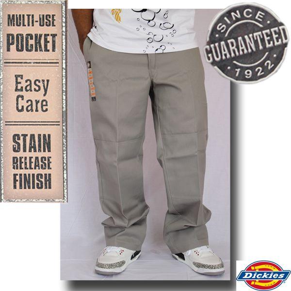 Dickies DICKIES ルーズフィット パンツ ダブルニー グレー Dickies DICKIES ルーズフィット パンツ ダブルニー グレー