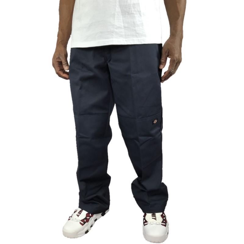 Dickies（ディッキーズ） ルーズフィット パンツ ダブルニー 紺色