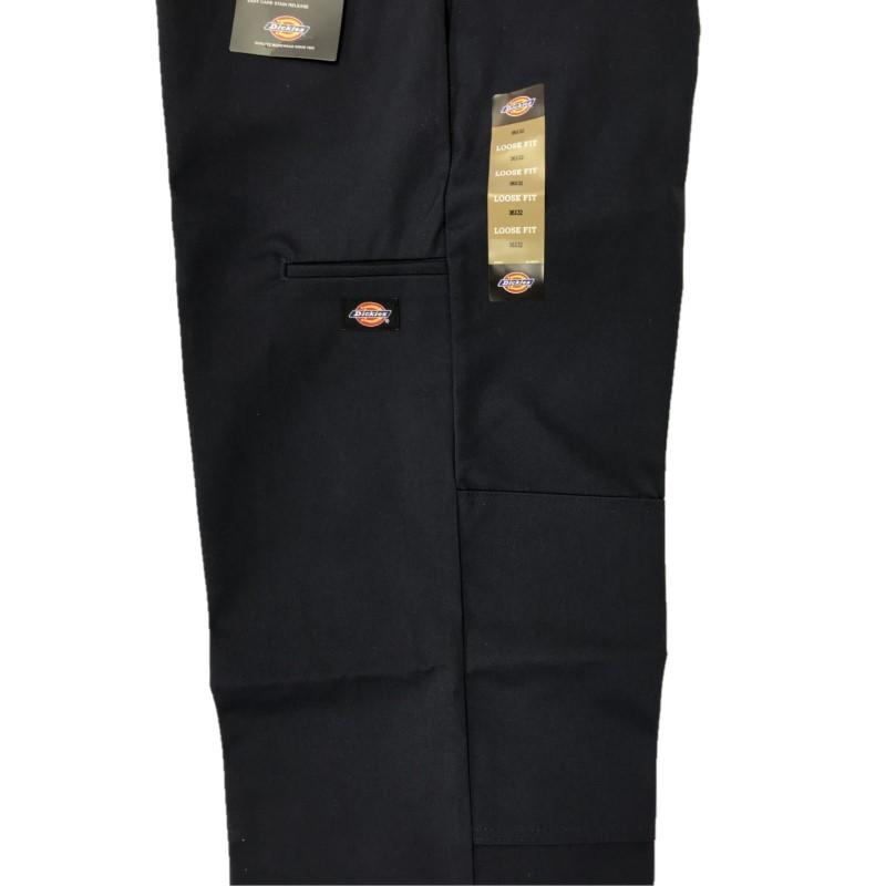 Dickies（ディッキーズ） ルーズフィット パンツ ダブルニー 紺色