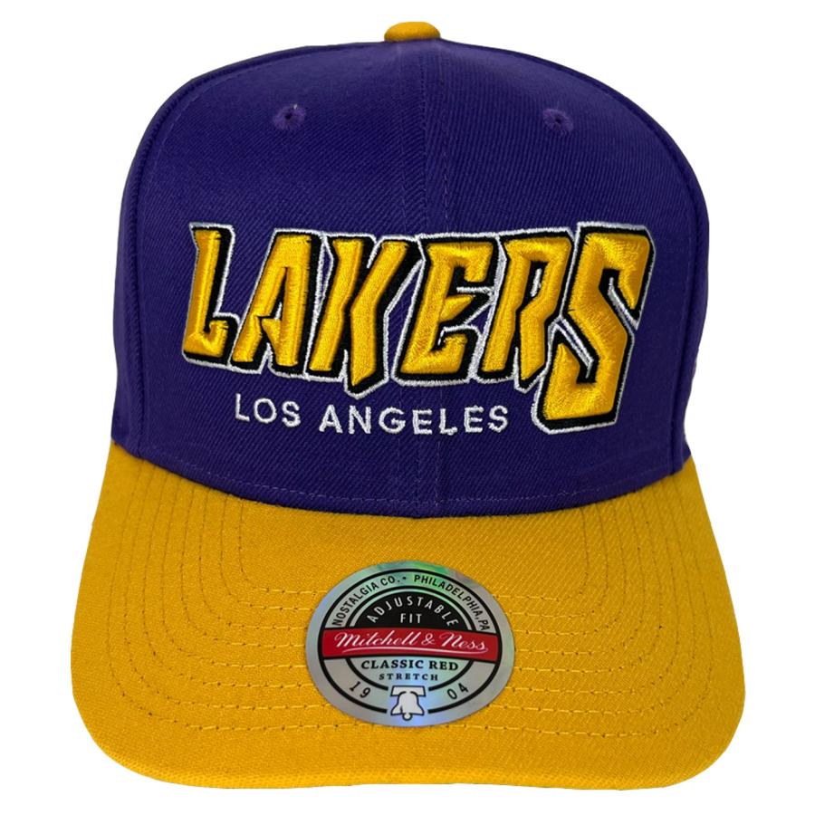 Mitchell&Ness LAKERS Classic Red STRETCH スナップバック Mitchell&Ness LAKERS Classic Red STRETCH スナップバック