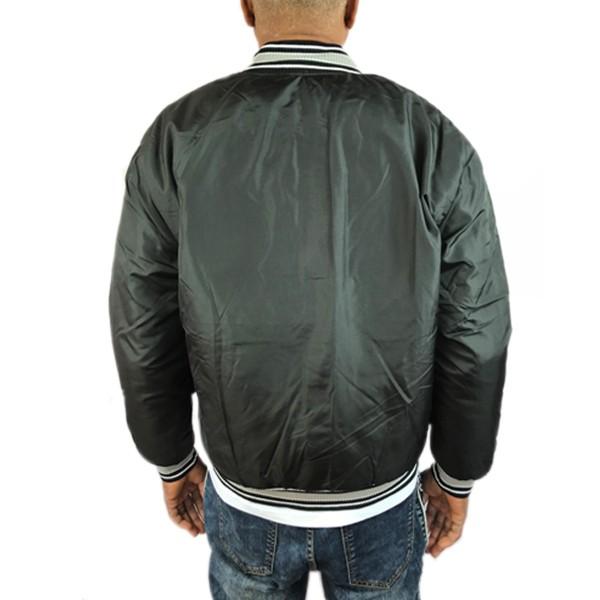 セルティクス リバーシブル ジャケット Celtics ブラック グレー