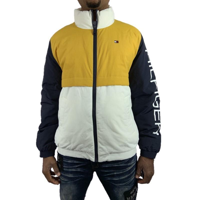 トミーヒルフィガー ナイロン ジャケット Tommy Hilfiger メンズ アウター 袖ロゴ 黄色 イエロー 紺 ネイビー ジャンバー Jk402 Jk402 New Edition 通販 Yahoo ショッピング