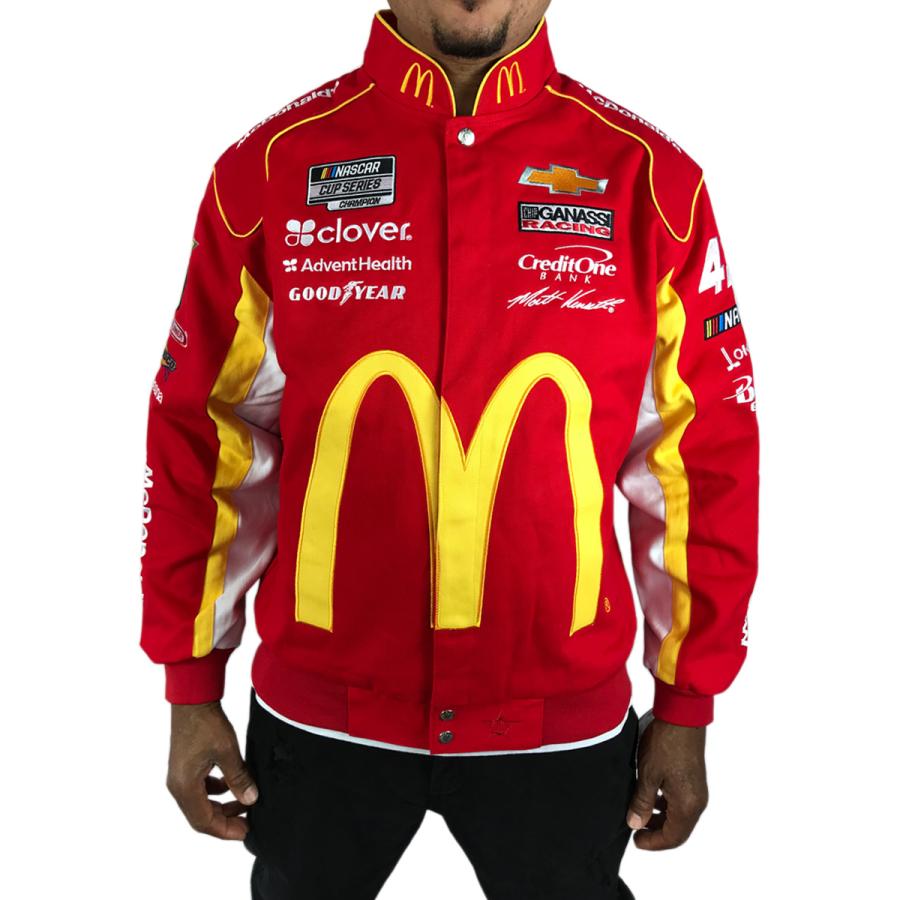 ナスカー Jhデザイン レーシング ジャケット Nascar Jhdesign Mcdonald S マクドナルド ワッペン 刺繍 メンズ 赤 レッド 黄色 イエロー Jk472 Jk472 New Edition 通販 Yahoo ショッピング