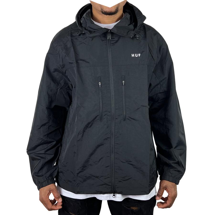 HUF ESSENTIALS ZIP STANDARD S ハフ ナイロンジャケット コーチジャケット マウンテン アウター ブラック メンズ 秋冬 jk00281●jk487｜neweditionhiphop｜04