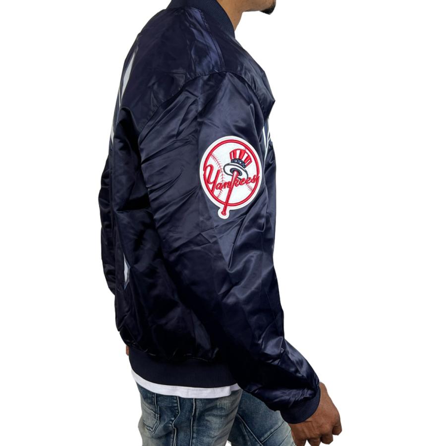 ニューヨーク ヤンキース サテン ジャケット スタジャン YANKEES ニューヨーク ヤンキース サテン ジャケット スタジャン YANKEES